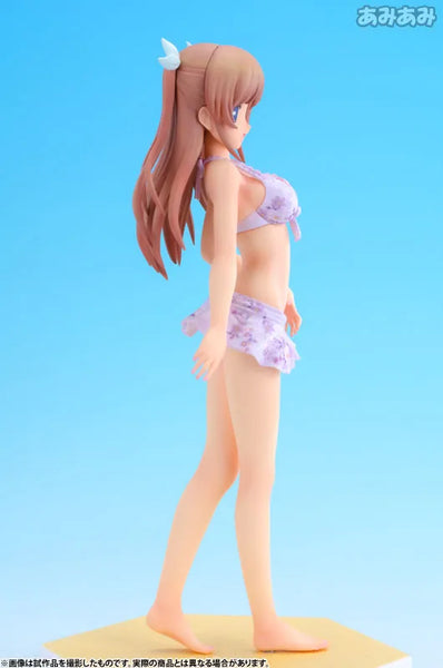 Daitoshokan no Hitsujikai - Shirasaki Tsugumi - Beach Queens - 1/10 - Swimsuit ver. (Wave)ㅤ – Wave – ActionFigureBrasil — detalhe do produto