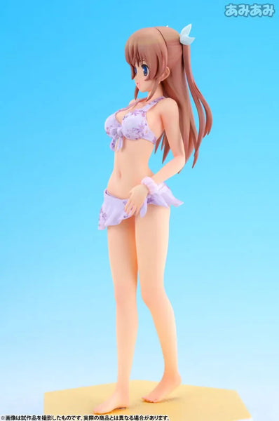 Daitoshokan no Hitsujikai - Shirasaki Tsugumi - Beach Queens - 1/10 - Swimsuit ver. (Wave)ㅤ – Wave – ActionFigureBrasil — ambientada