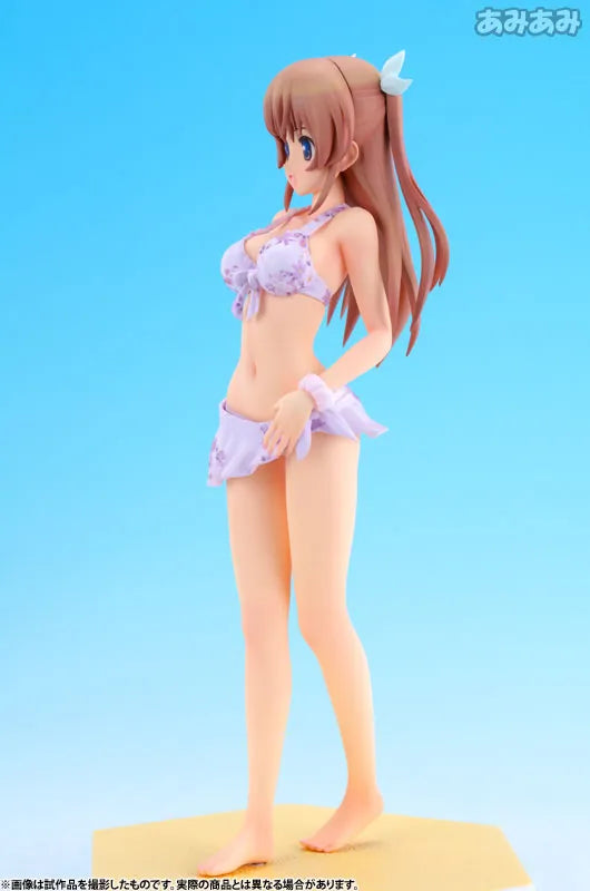 Daitoshokan no Hitsujikai - Shirasaki Tsugumi - Beach Queens - 1/10 - Swimsuit ver. (Wave)ㅤ – Wave – ActionFigureBrasil