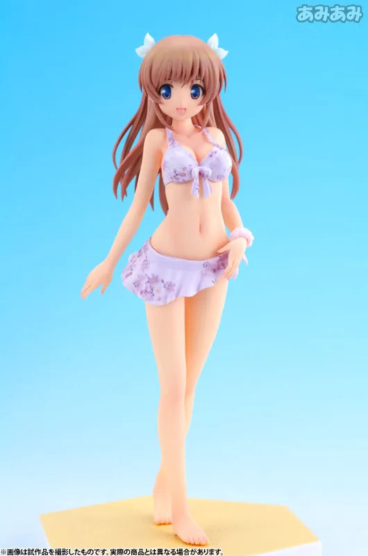 Daitoshokan no Hitsujikai - Shirasaki Tsugumi - Beach Queens - 1/10 - Swimsuit ver. (Wave)ㅤ – Wave – ActionFigureBrasil