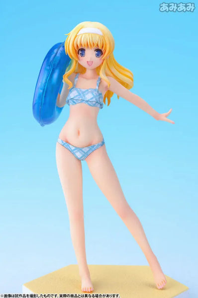 Daitoshokan no Hitsujikai - Suzuki Kana - Beach Queens - 1/10 - Swimsuit ver. (Wave)ㅤ – Wave – ActionFigureBrasil — ângulo diferente