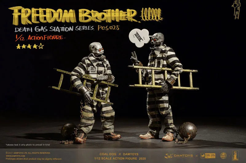 DAMTOYS x Coaldog 1/12 Death Gas Station Series Freedom Brothersㅤ – DAMTOYS – ActionFigureBrasil