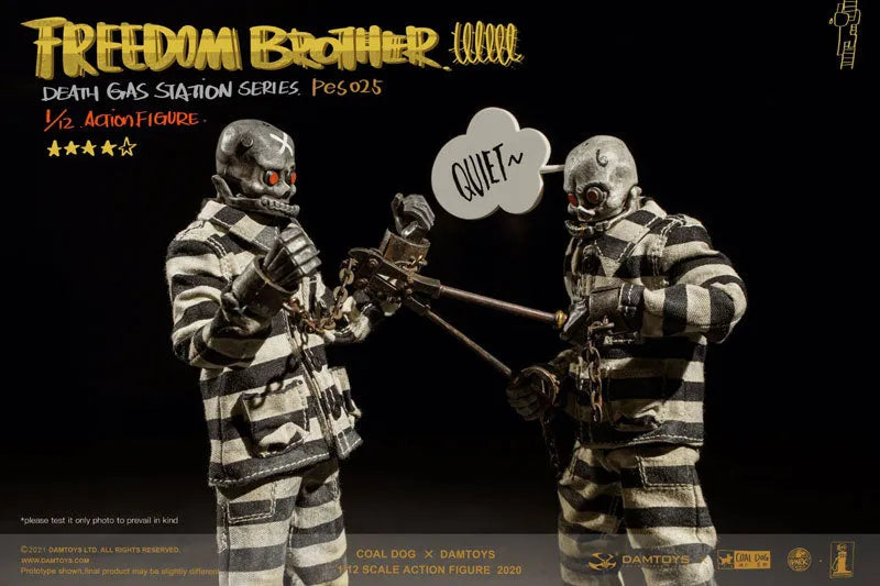 DAMTOYS x Coaldog 1/12 Death Gas Station Series Freedom Brothersㅤ – DAMTOYS – ActionFigureBrasil