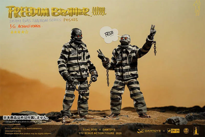 DAMTOYS x Coaldog 1/12 Death Gas Station Series Freedom Brothersㅤ – DAMTOYS – ActionFigureBrasil