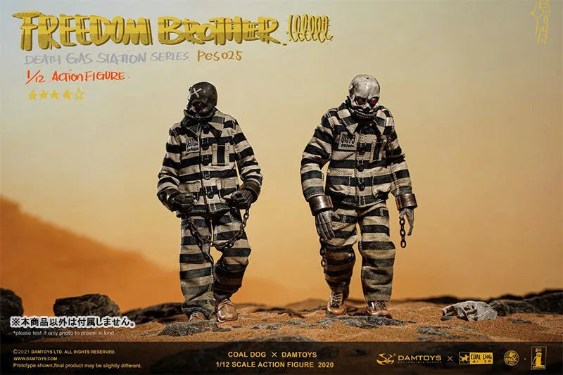 DAMTOYS x Coaldog 1/12 Death Gas Station Series Freedom Brothersㅤ – DAMTOYS – ActionFigureBrasil