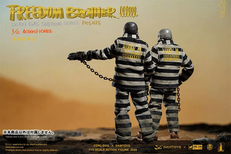 DAMTOYS x Coaldog 1/12 Death Gas Station Series Freedom Brothersㅤ – DAMTOYS – ActionFigureBrasil