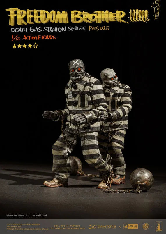 DAMTOYS x Coaldog 1/12 Death Gas Station Series Freedom Brothersㅤ – DAMTOYS – ActionFigureBrasil