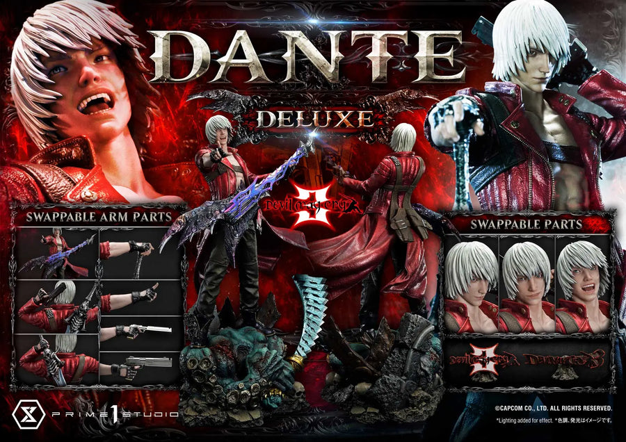 Dante (Deluxe Bonus Version) Devil May Cry 3 – Prime1Studio – ActionFigure Brasil