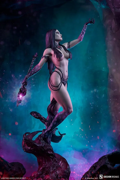 Dark Sorceress: Guardian of the Void - LIMITED EDITION: 2000 – Sideshow Collectibles – ActionFigure Brasil — detalhe do produto