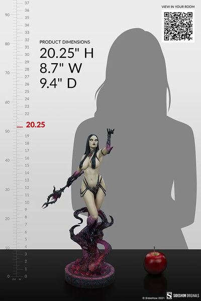 Dark Sorceress: Guardian of the Void - LIMITED EDITION: 2000 – Sideshow Collectibles – ActionFigure Brasil — ambientada