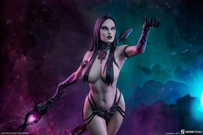 Dark Sorceress: Guardian of the Void - LIMITED EDITION: 2000 – Sideshow Collectibles – ActionFigure Brasil — detalhe do produto
