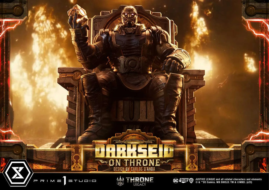 Darkseid on Throne (Deluxe Bonus Version) Justice League (Comics) – Prime1Studio – ActionFigure Brasil