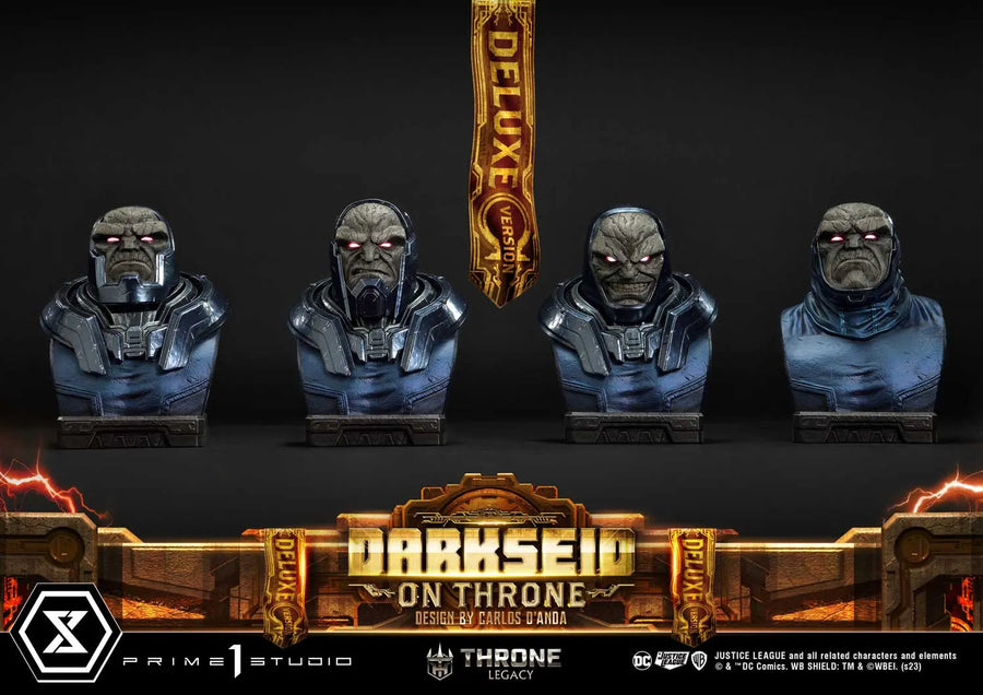 Darkseid on Throne (Deluxe Bonus Version) Justice League (Comics) – Prime1Studio – ActionFigure Brasil