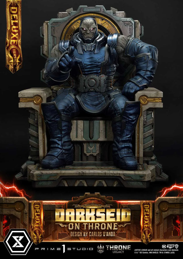 Darkseid on Throne (Deluxe Bonus Version) Justice League (Comics) – Prime1Studio – ActionFigure Brasil