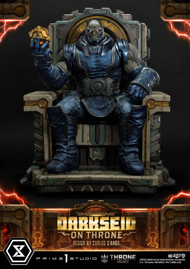 Darkseid on Throne (Deluxe Version) Justice League (Comics) – Prime1Studio – ActionFigure Brasil