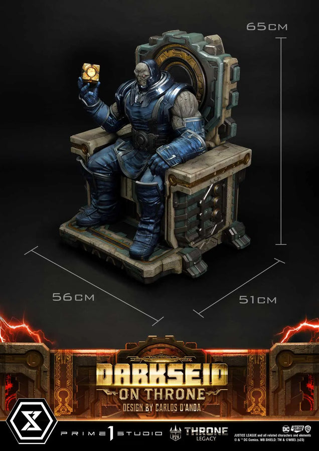 Darkseid on Throne (Deluxe Version) Justice League (Comics) – Prime1Studio – ActionFigure Brasil