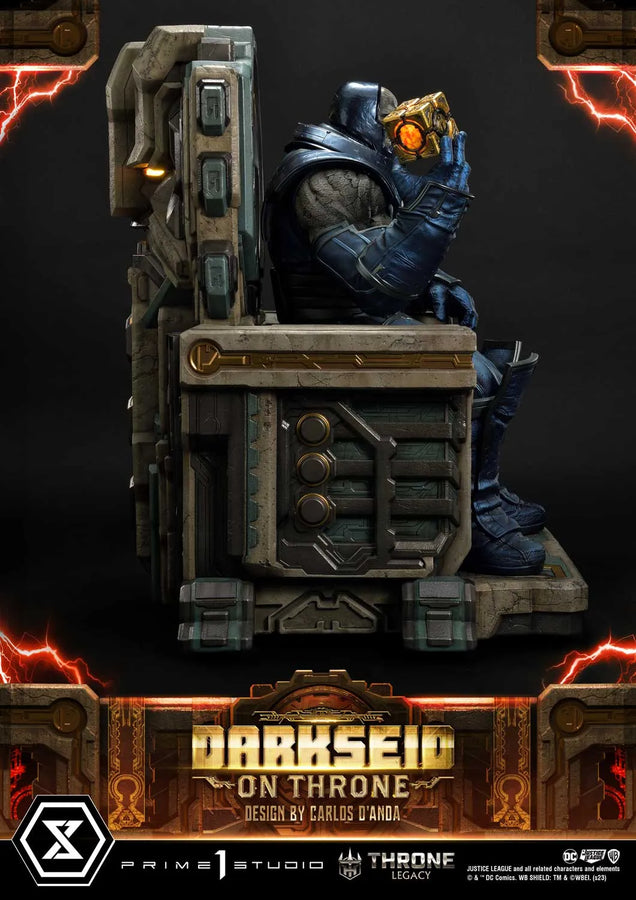 Darkseid on Throne (Deluxe Version) Justice League (Comics) – Prime1Studio – ActionFigure Brasil
