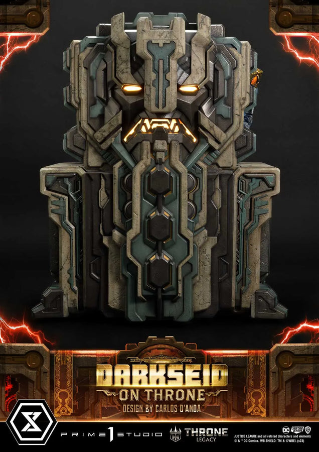 Darkseid on Throne (Deluxe Version) Justice League (Comics) – Prime1Studio – ActionFigure Brasil