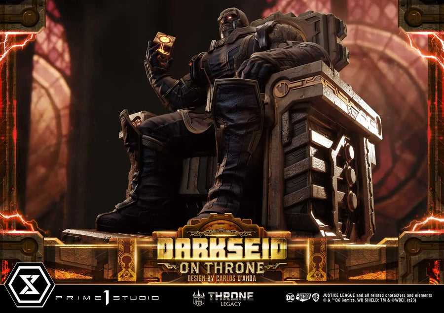 Darkseid on Throne (Deluxe Version) Justice League (Comics) – Prime1Studio – ActionFigure Brasil