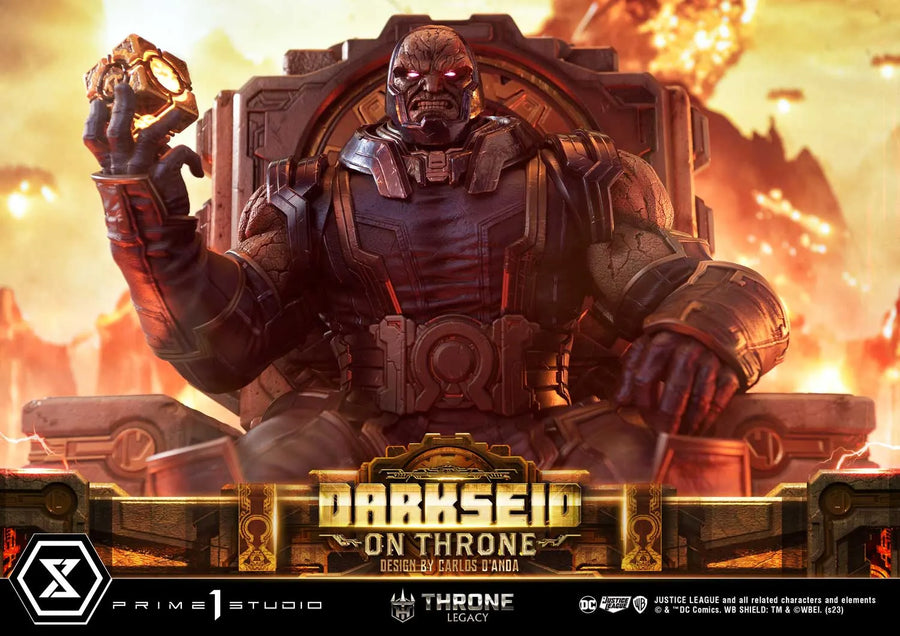 Darkseid on Throne (Deluxe Version) Justice League (Comics) – Prime1Studio – ActionFigure Brasil