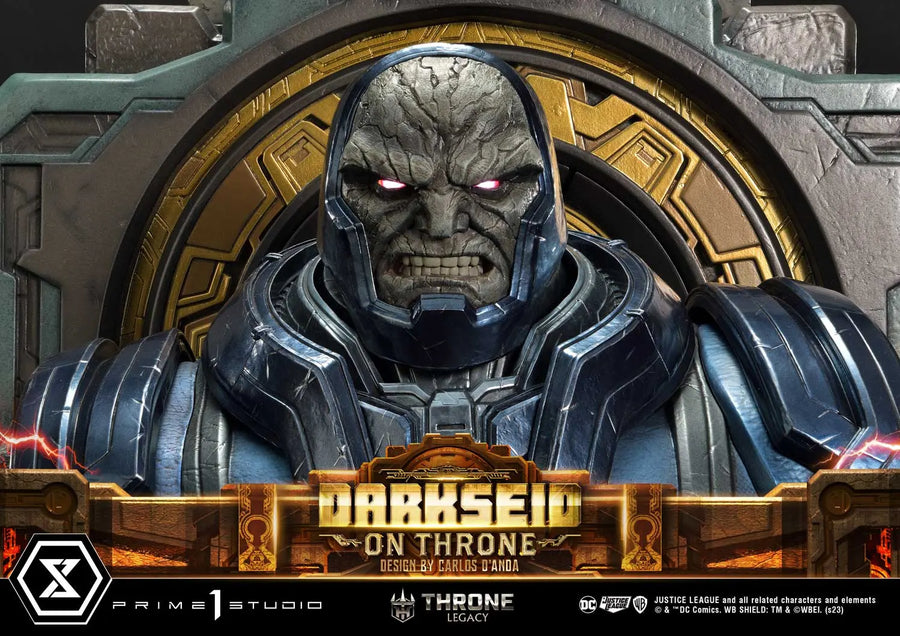 Darkseid on Throne (Deluxe Version) Justice League (Comics) – Prime1Studio – ActionFigure Brasil