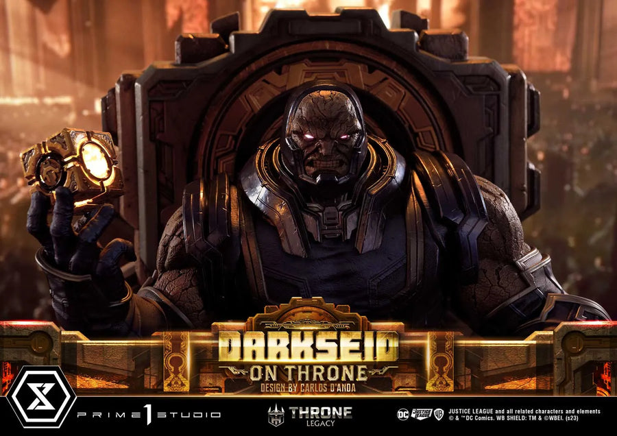 Darkseid on Throne (Regular Version) Justice League (Comics) – Prime1Studio – ActionFigure Brasil
