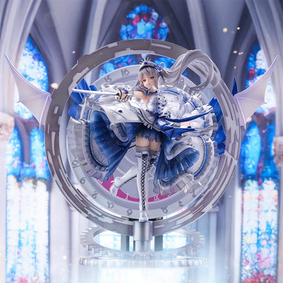 Date A Bullet - White Queen - Shibuya Scramble Figure - 1/7 - Royal Blue Sapphire Dress Ver. (eStream)ㅤ – eStream – ActionFigureBrasil — embalagem
