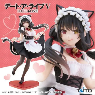 Date A Live V - Tokisaki Kurumi - Coreful Figure - Nekomimi Maid Ver. (Taito)ㅤ – Taito – ActionFigureBrasil — ângulo diferente