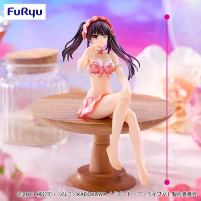 Date A Live V - Tokisaki Kurumi - Noodle Stopper Figure - Mizugi, Pastel Red ver. (FuRyu)ㅤ – FuRyu – ActionFigureBrasil