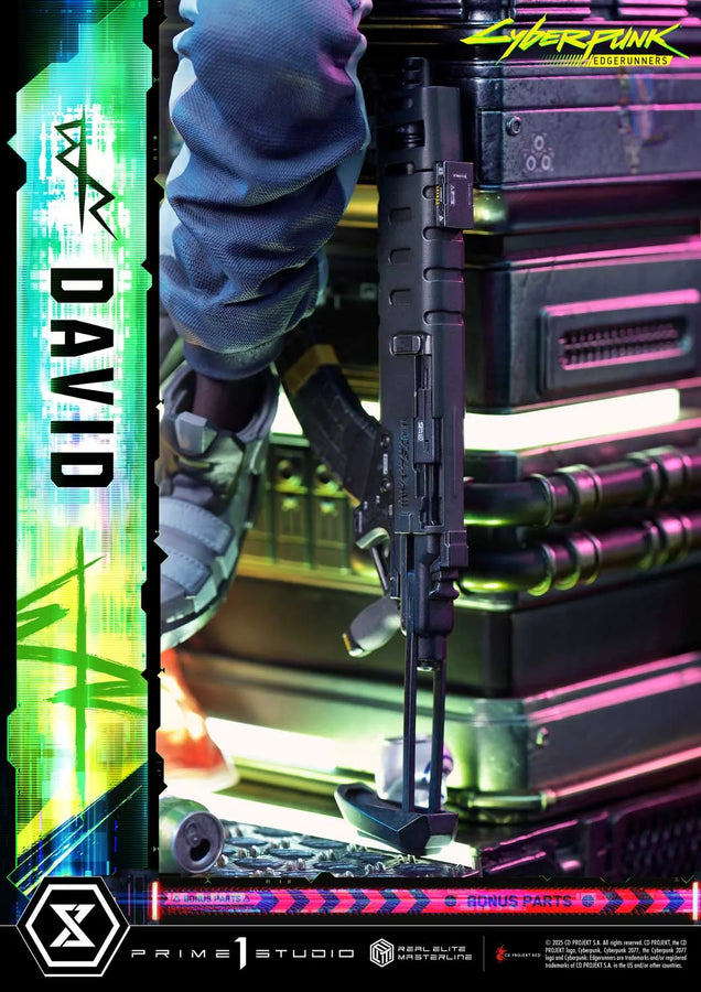 David (Deluxe Bonus Version) Cyberpunk: Edgerunners – Prime1Studio – ActionFigure Brasil