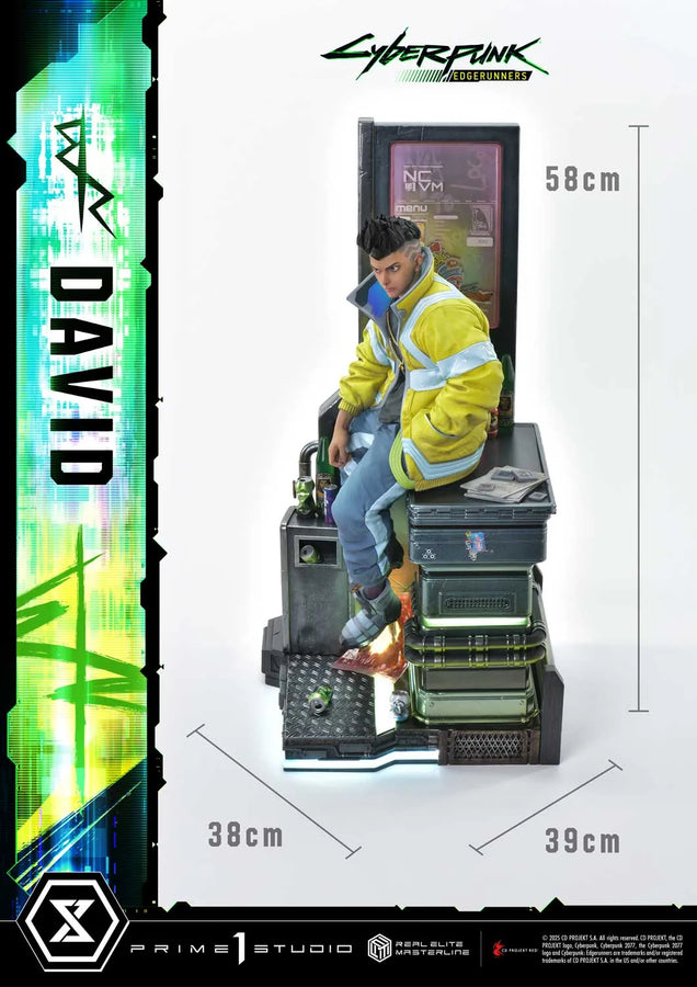 David (Deluxe Bonus Version) Cyberpunk: Edgerunners – Prime1Studio – ActionFigure Brasil