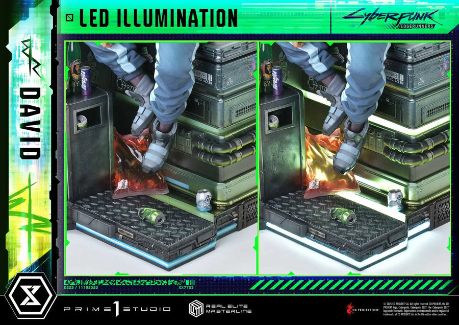 David (Regular Version) Cyberpunk: Edgerunners – Prime1Studio – ActionFigure Brasil