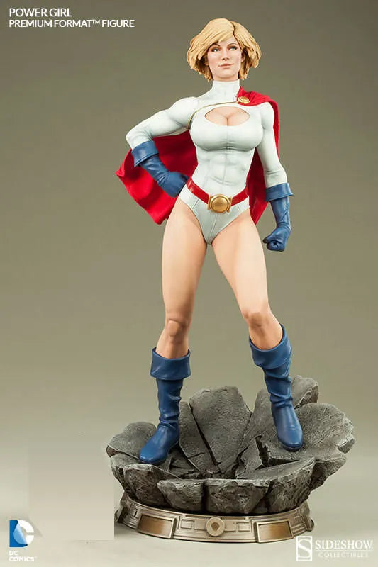 DC 1/4 Scale Premium Figure Powergirlㅤ – Sideshow Collectibles – ActionFigureBrasil