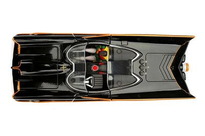 "DC Comics" 1/24 Diecast Vehicle Batmobile & Batman & Robin "Batman 1966 TV Series"ㅤ – Jada Toys – ActionFigureBrasil — iluminação de estúdio