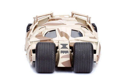 "DC Comics" 1/24 Diecast Vehicle Batmobile (Camouflage) & Batman "Dark Knight Rising"ㅤ – Jada Toys – ActionFigureBrasil — detalhe do produto