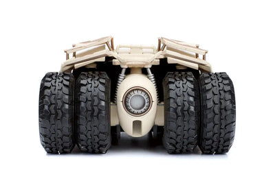 "DC Comics" 1/24 Diecast Vehicle Batmobile (Camouflage) & Batman "Dark Knight Rising"ㅤ – Jada Toys – ActionFigureBrasil — embalagem