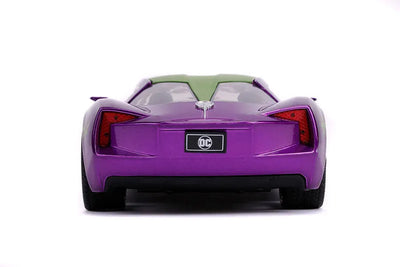 "DC Comics" 1/24 Diecast Vehicle Chevrolet, Corvette Stingray (2009 Model) & Joker [Comic]ㅤ – Jada Toys – ActionFigureBrasil — acessórios