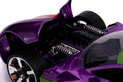 "DC Comics" 1/24 Diecast Vehicle Chevrolet, Corvette Stingray (2009 Model) & Joker [Comic]ㅤ – Jada Toys – ActionFigureBrasil — close