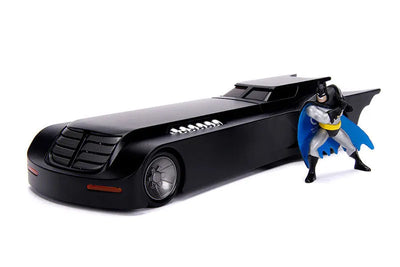 "DC Comics" 1/24 Scale, Diecast Vehicle Batmobile & Batman [Anime "Batman: The Animated Series"]ㅤ – Jada Toys – ActionFigureBrasil