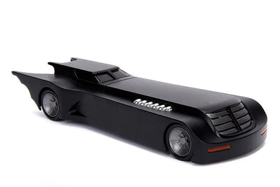 "DC Comics" 1/24 Scale, Diecast Vehicle Batmobile & Batman [Anime "Batman: The Animated Series"]ㅤ – Jada Toys – ActionFigureBrasil — iluminação de estúdio