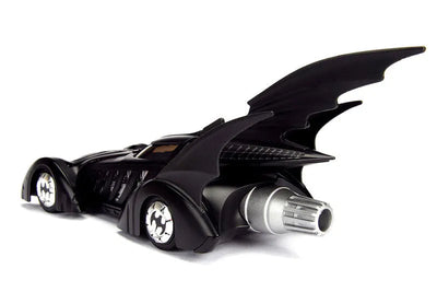 "DC Comics" 1/24 Scale, Diecast Vehicle Batmobile & Batman [Movie "Batman Forever"]ㅤ – Jada Toys – ActionFigureBrasil — embalagem
