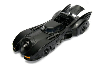 "DC Comics" 1/24 Scale, Diecast Vehicle Batmobile & Batman [Movie "Batman"]ㅤ – Jada Toys – ActionFigureBrasil — close