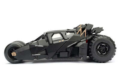 "DC Comics" 1/24 Scale, Diecast Vehicle Batmobile & Batman [Movie "Dark Knight"]ㅤ – Jada Toys – ActionFigureBrasil — close