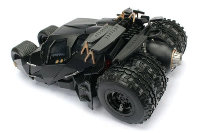 "DC Comics" 1/24 Scale, Diecast Vehicle Batmobile & Batman [Movie "Dark Knight"]ㅤ – Jada Toys – ActionFigureBrasil — embalagem