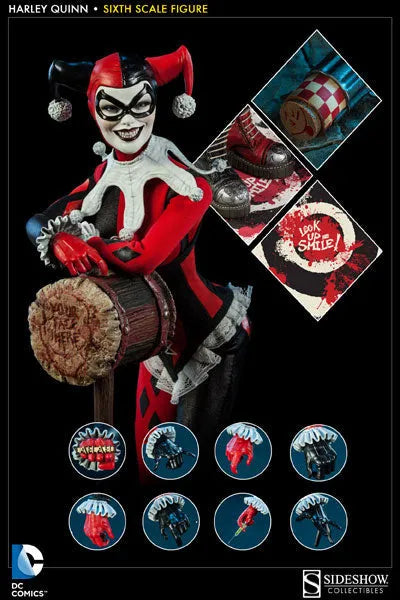 DC Comics 1/6 Scale Figure SideShow Sixth Scale - Harley Quinnㅤ – Sideshow Collectibles – ActionFigureBrasil