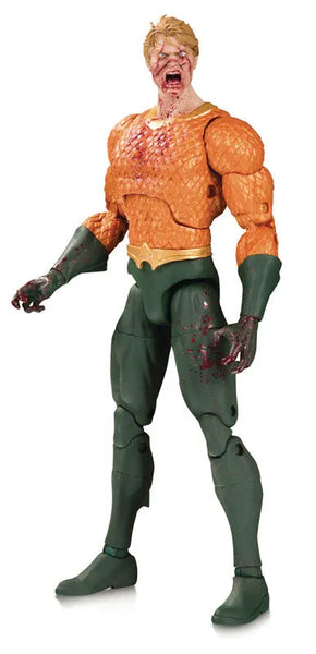 "DC Comics" 6 Inch DC Action Figure "Essentials" Aquaman (DCeased Version)ㅤ – DC Collectibles – ActionFigureBrasil