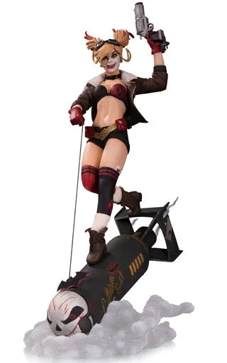 DC Comics - Bombshells Deluxe: Harley Quinnㅤ – DC Collectibles – ActionFigureBrasil