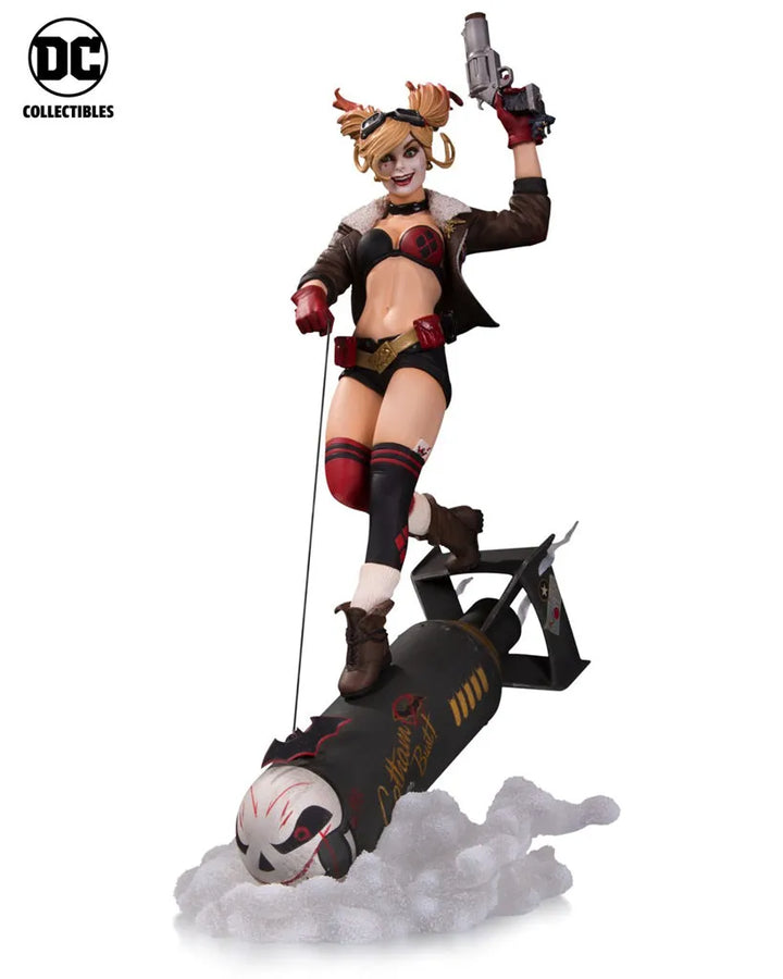 DC Comics - Bombshells Deluxe: Harley Quinnㅤ – DC Collectibles – ActionFigureBrasil