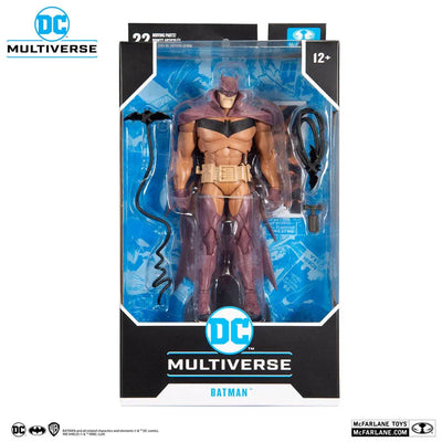 "DC Comics" DC Multiverse 7 Inch, Action Figure #046 Batman (Red Edition)ㅤ – McFarlane Toys – ActionFigureBrasil — com base expositora