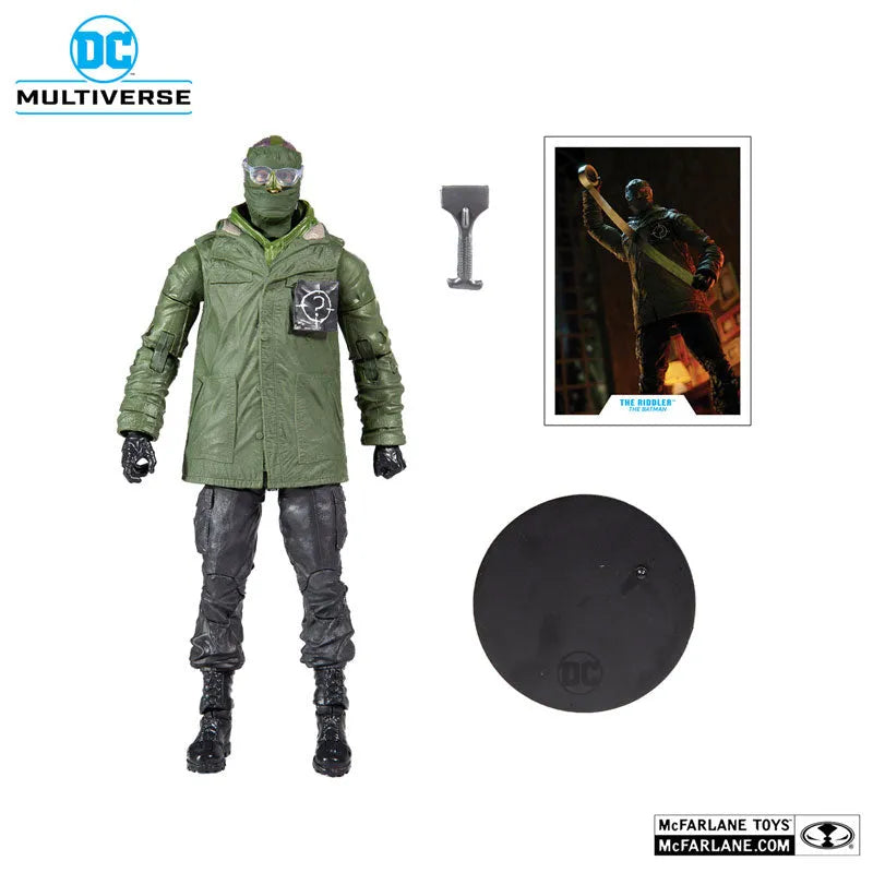 DC Comics - DC Multiverse: 7 Inch Action Figure - #097 The Riddler [Movie / The Batman]ㅤ – McFarlane Toys – ActionFigureBrasil